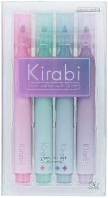 サンスター文具 水性マーカー ラメ入り ラメマーカー Kirabi 時間のセット S4544293