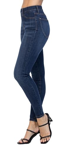 Judy Blue High Waist Patch Pocket Pull-On Skinny Jeans, 885394