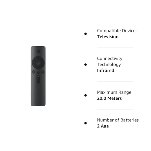 Image of BLACKSHEEP Original Remote Control Compatible for Mi Tv Remote Suitable for Mi TV 4A (32 inch /43 inch)