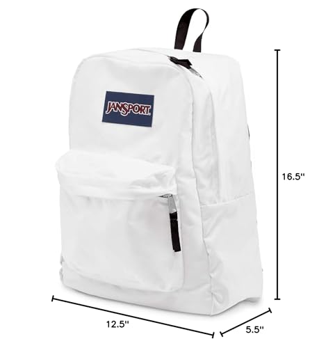 Image of JanSport Superbreak Backpack - Durable, Lightweight Premium Backpack, White