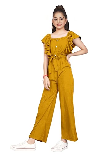 Image of Jwalin Girl's A-Line long Jumpsuit