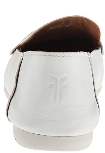 Frye Women's Sedona Venetian Moc Loafer Flat, White, 7 M Us #TOP2