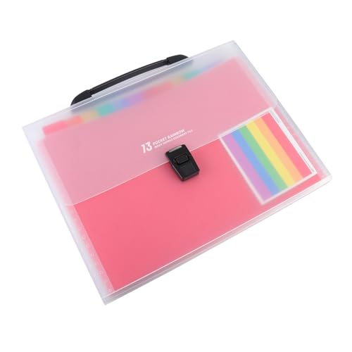 Pochette à dossiers multicouche idéale au bureau et pour révisions étudiantes