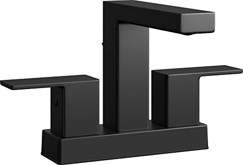 PROFLO PFWSC9840 Kelper 1.2 GPM Centerset Bathroom Faucet with Pop-Up Drain Assembly - Matte Black