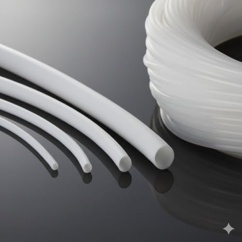 Dyzer Ptfe Teflon Hortum 2,5x4 (1 metre) (İç Çap:2,5 mm Dış Çap: 4 mm)