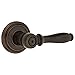 Kwikset Ashfield Bed/Bath Lever in Venetian Bronze