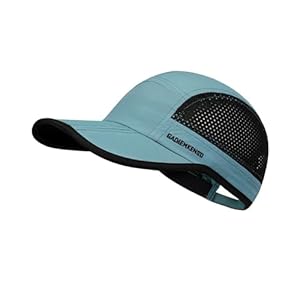 GADIEMKENSD Folding Running Man Hat Visors Sport Cap Summer Mesh Unstructured Quick Drying Hat Unisex