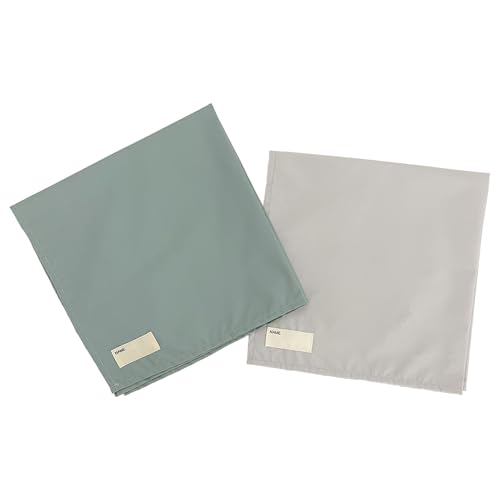 ランチクロス 撥水 45×45 正方形 ノーアイロン キッズ 風呂敷 洗える 軽量 大人 子供 保育園 幼稚園 小学校 遠足 コンパクト お弁当クロス 給食 学校 大きめ くすみカラー (Jセット)