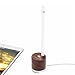 Produktbild SAMDI Holz Mini Ladegerät & Halter, Charing Dock Stand für Apple Pencil, für Apple iPad Pro Bleistift Ladegerät Dock Stehen (Schwarze Walnuss)