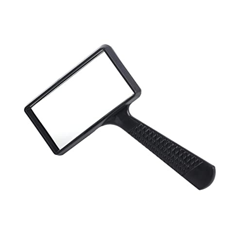 DOITOOL Espelho De Aumento Portátil Lupa Portátil Lupa De Leitura Lupa Portátil Lupa Quadrada Preta