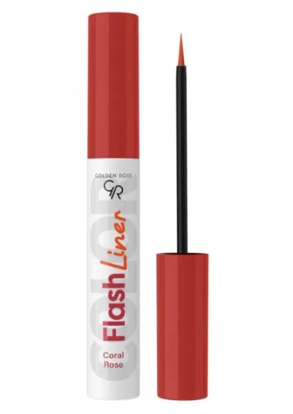 Golden Rose Flash Liner Colered Eyeliner No:106 Coral Rose - Renkli Eyeliner