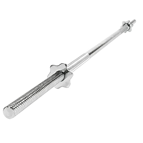 Langhantelstange, gerade, verchromt, Länge 180 cm, mit Schraubverschluss,...