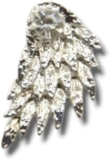 دبوس بروش مع صندوق للبدلة والقميص للرجال من ماركو كابيلي، تصميم جناح فضي