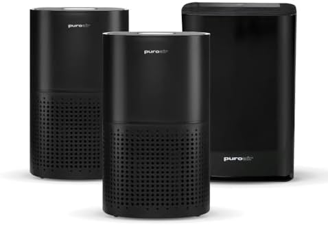 PuroAir 240 and 400 HEPA Air Purifiers for Home Large Rooms - Covers Up To 4,000 Sq Ft - Filters Up To 99.9% of Pollutants, Smoke, Pollen, Dust - Quiet HEPA Air Filter - Air Purifiers for Bedroom