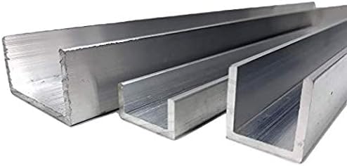 Innovo Aluminium U Channel. 375mm Length. 9.52mm x 9.52mm (3/8" x 3/8"). 1.6mm (1/16") Thickness. 6082 T5