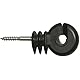 Agrarzone 25x Ringisolator mit Gewinde schwarz - für Litze, Seil, Draht & Band bis 12 mm - robuste Weidezaun Isolatoren