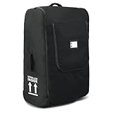 Varycony Travel Bag Compatible With UPPAbaby Vista, Vista V2, Cruz, & Cruz V2, Padded Waterproof Stroller Bag with Exposed Wheels for Effortless Airplane Travel