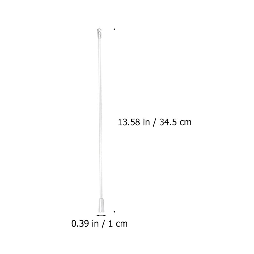 HOLIDYOYO Plastic Blind Tilt Rods 12 Inches Long 6 Pcs Replacement Wand for Blind Rods