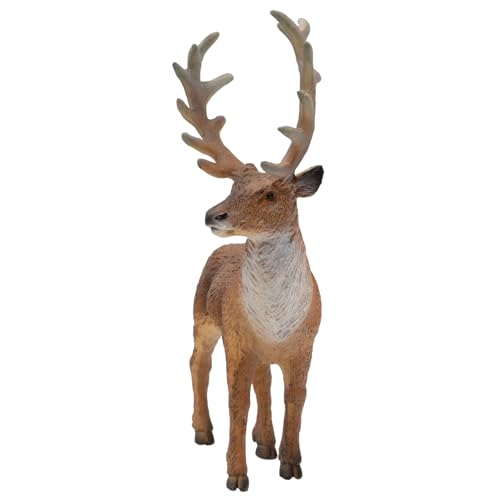 Bullyland 64433 - Spielfigur Rothirsch, ca. 12,8 cm große Tierfigur, detailgetreu, PVC-frei, ideal als kleines Geschenk für Kinder ab 3 Jahren