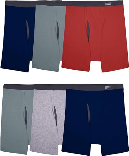 Image of Fruit of the Loom Men's Coolzone Boxer Briefs, Moisture Wicking & Breathable