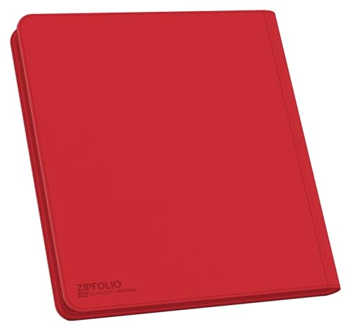 Image of Ultimate Guard Zipfolio 480 - 24 Pocket XenoSkin (Quadrow) Red