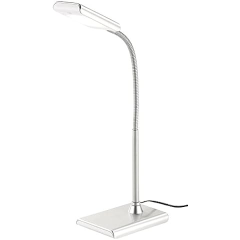 Lunartec Schreibtischleuchte: LED-Schreibtischlampe mit Schwanenhals Cover