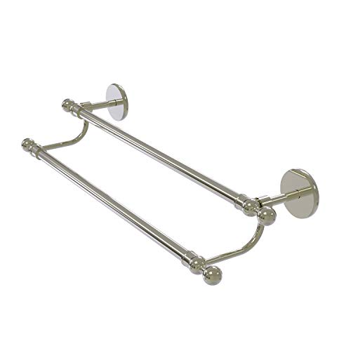 Allied Brass 1072/36 Skyline Collection 36 Inch Double Towel Bar, Polished Nickel