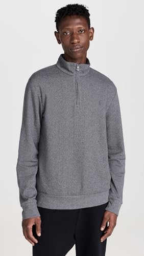 POLO RALPH LAUREN Men's Lux Jersey Half Zip Sweater2