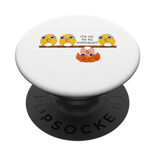 Pollo diferente para estudiantes y maestros de regreso a clases PopSockets PopGrip Intercambiable
