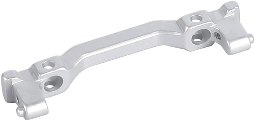 Aluminium Alloy Front Bumper Mount for Axial SCX24 Deadbolt AXI90081 1/24 RC Crawler Car Upgrade Parts (Silver)