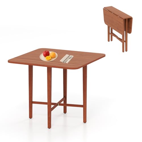 Tangkula 36' Foldable Square Dining Table, Kitchen...