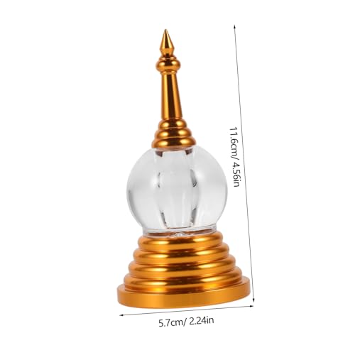 Statue de pagode bouddhiste pour un interieur zen et sur en or