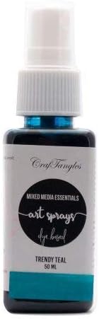 CrafTangles Art Sprays (Dye Based) 50 ml (Trendy Teal)