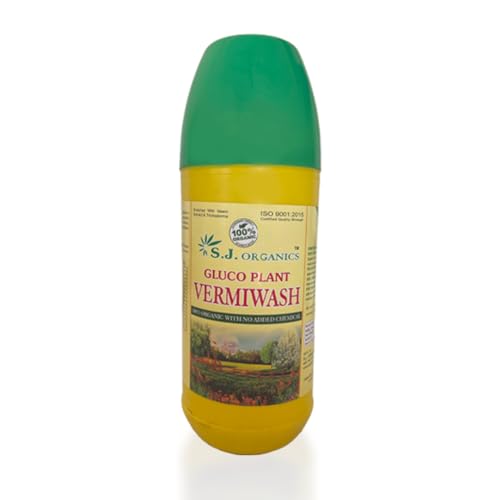 Image of SJ Organics Vermiwash 450ml | Gluco Plant Booster for Home Gardening