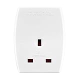 Dieser Adapter mit einzelner Buchse verfügt über zwei USB-Ladeanschlüsse, sodass Sie Ihre elektronischen und mobilen Geräte verwenden können, wenn Sie im Ausland auf Reisen sind