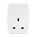 Produktbild Amazon Basics UK to Europe Travel Adaptor with Two USB Charging Ports, White