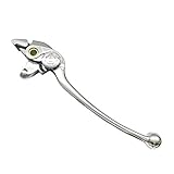 Instrucciones: no incluidas. Lefossi - Palanca de freno de repuesto para motocicleta Kawasaki Ninja 650 ER-6N ER6F ER-6F KLE 650 Versys 650 09 10 11 12 13 14 15 16 17 18 ER 650 EX 650 R plata pulida