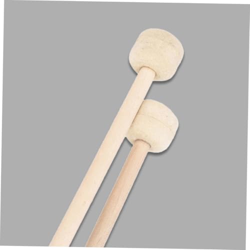 Baquetas de percusión con cabeza de fieltro y mango de madera miniatura 6