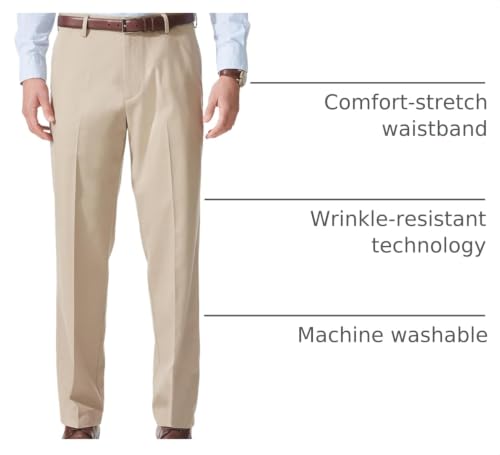 Dockers Men's Relaxed Fit Comfort Khaki Pants, British Khaki, 32W x 32L by DOCKERS - Used condition - US$35.63