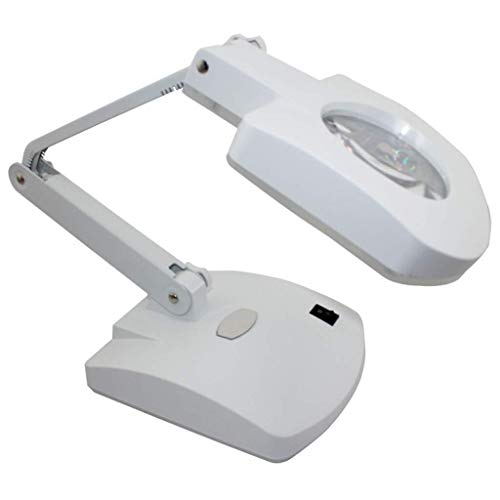 Lupe Handvergrößerungslupe mit hoher Vergrößerung und LED-Beleuchtung 10-Fach Hd Old Reading 100-mm-Expansionsspiegel tragbar