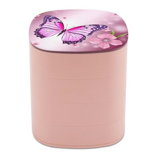 Boîte à bijoux papillon pour vos déplacements et rangement quotidien