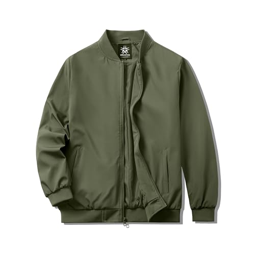 Image of URBANFIND Men's Bomber Jackets Casual Lightweight Windbreaker Fashion Spring Fall Coats