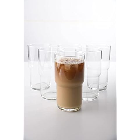 LEMONSODA Stackable Iced Coffee Glasses Cover