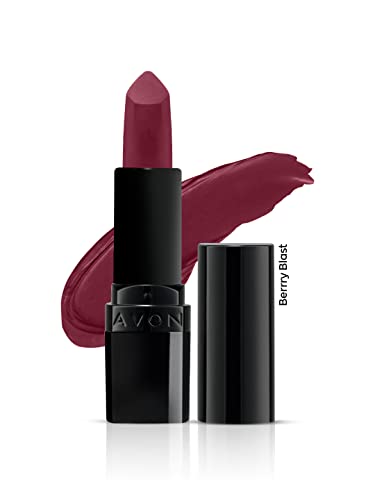 Image of Avon Ultra Perfectly Matte Lipstick - Berry Blast |Velvety Matte Finish | Suits to all skin tones - 4gm