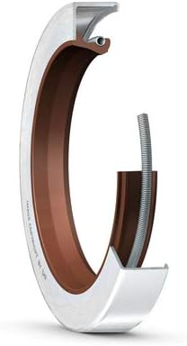 6597 Single Lip Oil Seal - Solid, 0.669 in Shaft, 1.573 in OD, 0.281 in Width, CRW1 Design, Fluoro Rubber (FKM) Lip Material