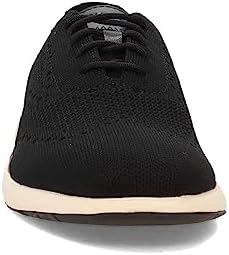 Cole Haan mens Grand Troy Knit Oxford, Black/Ivory, 10 US | Image 2