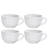 Large Ceramic Coffee Mugs Set of 4 Jumbo Mugs With Handle Microwave & Dishwasher Safe, 24 Oz,...
