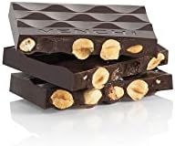 Venchi - Dark 60% Chocolate Hazelnut Bar with Whole Piedmont Hazelnuts, 3.52 oz - Gluten Free - Vegan (60% Dark) (Pack of 3)