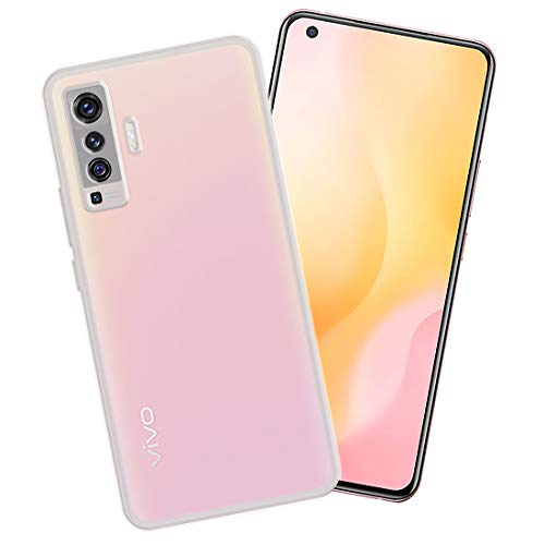 Image of Amazon Brand - Solimo Anti Dust Plug Mobile Cover (Soft & Flexible Back case), for Vivo X50 (Transparent)