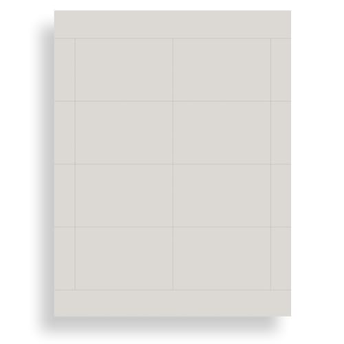 Insertos de insignia de nombre imprimibles en cartulina gris de 2.25x3.5 para inyección de tinta